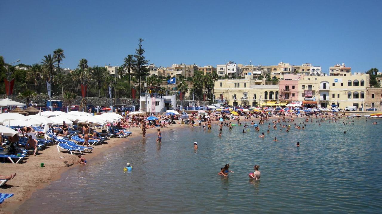 Stylish Bright And Airy Apart In Central Bugibba San Pawl il-Baħar Eksteriør billede